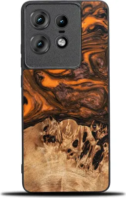 Image de Bewood Housse unique pour Motorola Edge 50 Pro - Orange