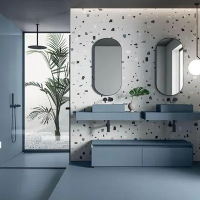 Imagen del producto de CASA39. Gres porcelánico de color sólido, azul, 120x120 cm, Italgraniti Nuances