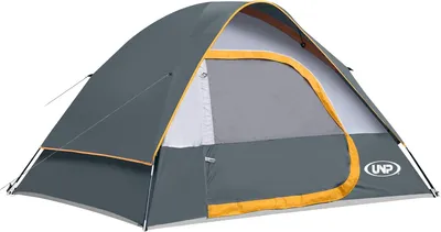 Imagen del producto de Tienda de campaña para 4 personas, ligera, impermeable, de 244x213x122 cm, ideal para actividades al aire libre y senderismo