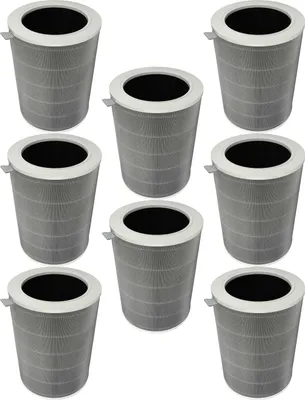 Produktbild von vhbw 8x H11 Filter kompatibel mit Xiaomi Smart Air Purifier 4 Luftreiniger - Ersatz-Filter