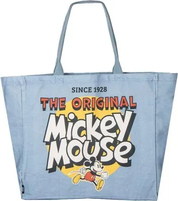 Produktbild von Einkaufstasche Mickey Mouse Blau 48 x 43 x 17 cm