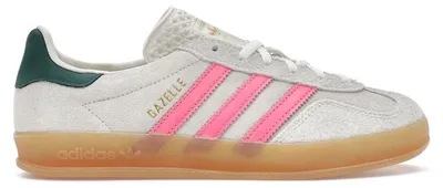 Produktbild von adidas Gazelle Indoor White Off White Lucid Pink (Women's) - EU 39 1/3