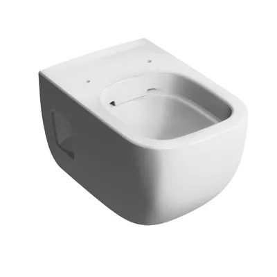 Produktbild von VIGOUR DERBY PLUS Wand-WC rund spülrandlos +5cm Behindertengerecht sichtbare Befestigung PflegetectPLUS