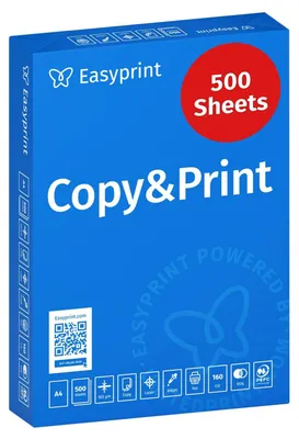 Zdjęcie produktu dla Papier do drukarki A4 biały - 500 arkuszy - 160 g/m² - Biały premium - PEFC