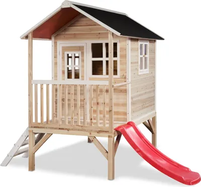 Produktbild von EXIT Loft 300 Holzspielhaus - naturel