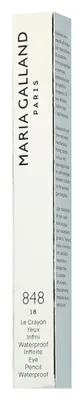 Imagen del producto de Maria Galland Le Crayon Yeux 848 Infini Waterproof, lápiz de ojos resistente al agua, tono 18 Gris Graphite (1,2 g)