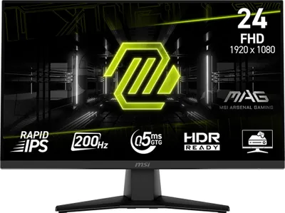 Produktbild von MSI MAG 242F Computerbildschirm 60,5 cm (23.8") 1920 x 1080 Pixel Full HD LCD Schwarz