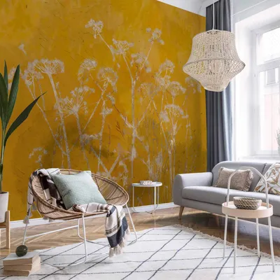 Produktbild von Vlies Fototapete - Meadow Bathed in the Sun 350x256 cm Blumen b-A-0822-a-a