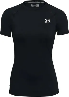 Produktbild von Under Armour UA HG Authentics Comp SS-BLK Damen Shirt Schwarz S/M