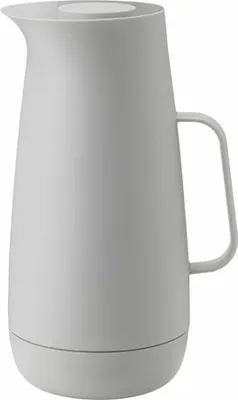 Produktbild von Stelton Foster Isolierkanne, Kanne, Thermokanne, Kunststoff, Glas, Hellgrau, 1 L, 759