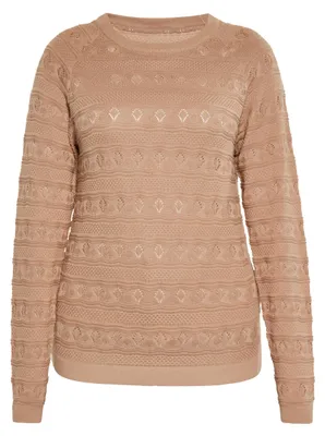 Produktbild von EVERA Damen Pullover - Taupe, L