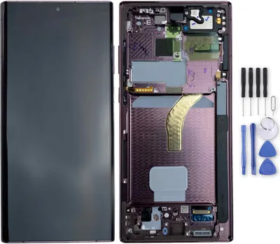 Produktbild von Samsung LCD Display Kompletteinheit GH82-27488B für Galaxy S22 Ultra 5G Burgundy