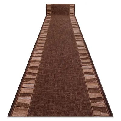 Zdjęcie produktu dla CHODNIK podgumowany LINEA brąz 67cm brązowy 67x130 cm