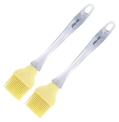 Image de Ensemble de 2 Pinceaux de cuisine et de pâtisserie 24 cm en poils silicone Zenker Smart Pastry