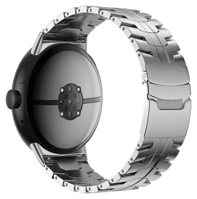 Image de Bracelet intelligent en alliage de titane, avec fermoir en acier, compatible avec la montre Google Pixel Watch 4 et 3 (45 mm)