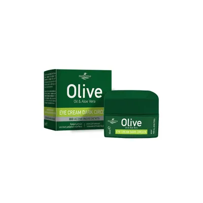 Produktbild von Herbolive Augencreme gegen Augenringe *Olivenöl & Aloe Vera* 15 ml