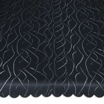 Produktbild von Mitteldecke eckig 90x90 cm Tischdecke Struktur damast Streifen bügelfrei fleckenabweisend anthrazit