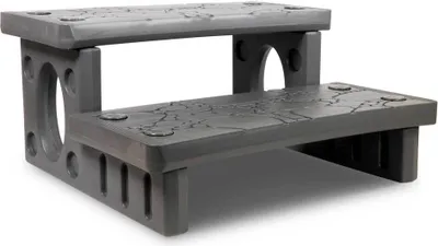 Produktbild von Kunststoff Doppelstufe für Whirlpools, grau