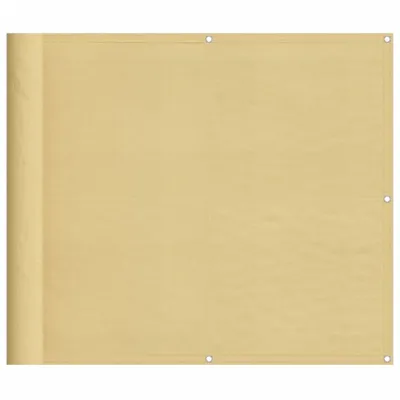 Obrázok produktu pre vidaXL Balkónová zástena na ochranu súkromia pieskové farby 90x400 cm 100% polyester oxford