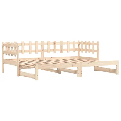 Obrázek produktu pro vidaXL Rozkládací postel 2x(90x200) cm Masivní borovicové dřevo