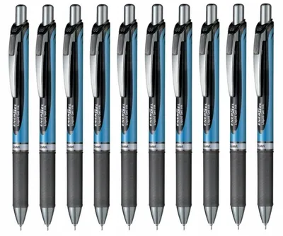 Produktbild von Pentel EnerGel BLN75 Kugelschreiber Gelstift Schwarz 0,5 mm