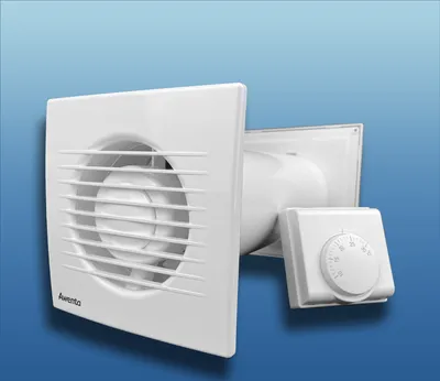 Immagine prodotto di Awenta COSY CM100 ventilatore Griglia di ventilazione a parete 4in1 + termostato NUOVO