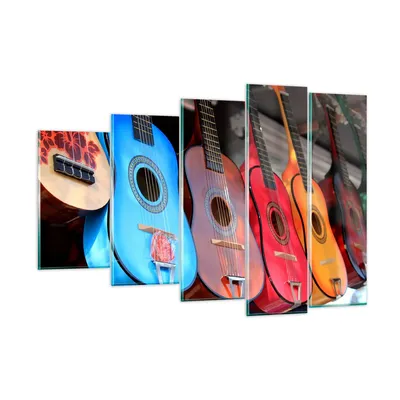 Produktbild von Bilder auf glas - Gitarre Musik Instrument Mexiko - 150x100cm - Glasbilder - Wandbilder - Kunstdruck - Wanddekoration aus Glas - Glas Bilder - Wandbild auf Glas - GEG150x100-2221