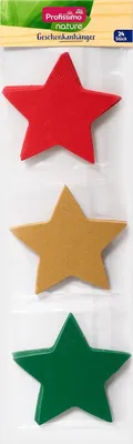 Geschenkanhänger Sterne der Natur, 24 Stück
