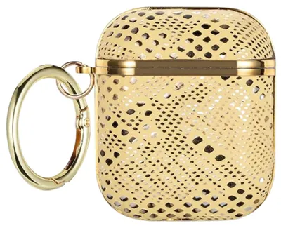 Productafbeelding van BELINE AirPods Elegance hoesje voor AirPods 1/2, goudkleurig
