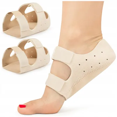 Produktbild von SULPO Beige Fersenkissen Einlegesohlen bei Fersensporn und Schmerzen