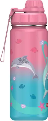 Immagine prodotto di Step by Step bottiglia d' acqua Stainless Steel Trinkflasche Sealife rosa