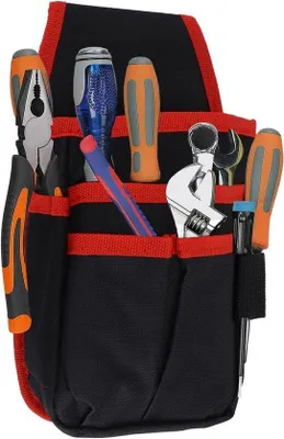 Image de Boîte de rangement pour électriciens en tissu Oxford 600D, conception robuste, facile à transporter.