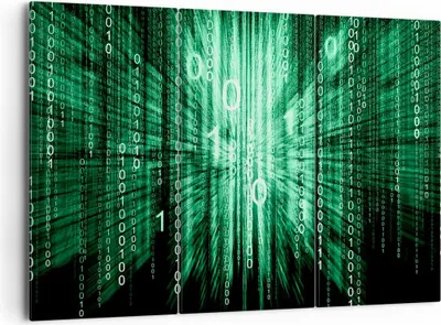 Produktbild von Bild auf Leinwand - Leinwandbild - Abstrakt zusammenfassungszahlen - 165x110cm - Wand Bild - Wanddeko - Leinwanddruck - Bilder - Kunstdruck - Leinwand bilder - Wandkunst - CE165x110-2290