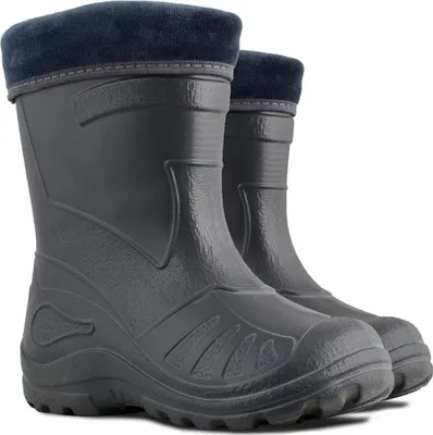 Produktbild von KOLMAX superleichte Eva Kinder Gummistiefel gefüttert Grau 26
