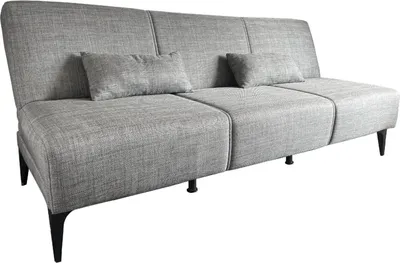 Immagine prodotto di Dmora Divano Letto 3 Posti Aza 70x190 cm Nero, Reclinabile Posti a Sedere 3