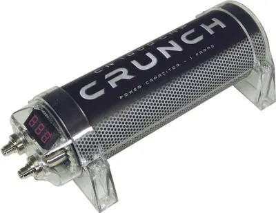Zdjęcie produktu dla Crunch CR1000CAP, Cylindryczny, DC, 1 szt., Czarny, Szary, Przezroczysty, 1000000000 nF, 11 - 14.5 V