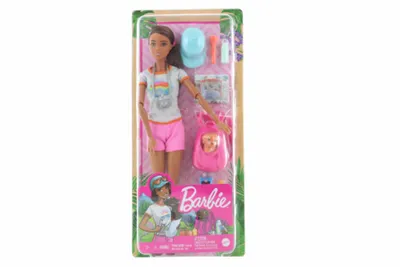 Produktbild von Barbie Wellness-Puppe - auf Reisen HNC39