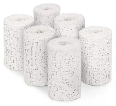Productafbeelding van 6 Rollen Gipsverband voor Babybuikafdrukken