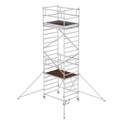 Produktbild von Günzburger Steigtechnik Klappgerüst 1,35 x 1,8 m mit Ausleger Plattformhöhe 4,8 m - 115248