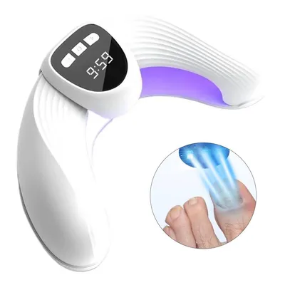 Produktbild von Nagelzubehör, Nagelpilz Reinigungslampe, Nagelpilz Laser Gerät für Nagelpilz, 18 blaue Lichter mit 470 NM + 4 Ferninfrarotlichter mit 930 NM