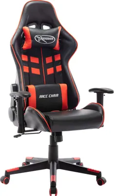 Produktbild von Gaming-Stuhl Schwarz und Rot Kunstleder