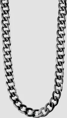 Produktbild von Akzent Panzerkette, Edelstahl, schwarz, Breite 6mm, Stärke 2mm