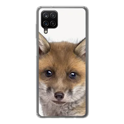 Produktbild von MuchoWow® Handyhülle Schutzhülle Hülle für Samsung Galaxy A12 Fuchs - Tiere - Jungtier - Jungen - Mädchen - Kind Silikon Softcase Handy Hülle - Bild