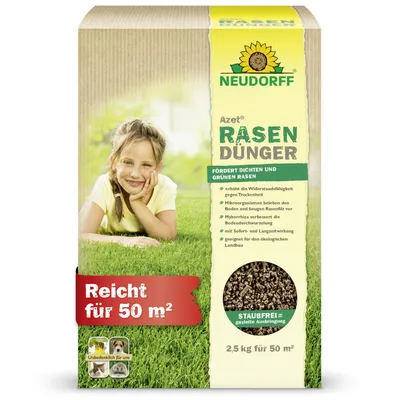 Produktbild von Neudorff Azet RasenDünger Frühjahr 2,5 kg für 50 m² - 100% natürliche Inhaltsstoffe