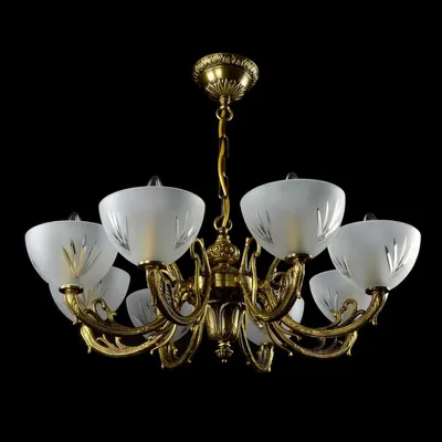 Produktbild von Casa Padrino Luxus Barock Kristall Deckenleuchte Gold Ø 66 x H. 27 cm - Prunkvolle Messing Deckenleuchte mit böhmischem Kristallglas - Barock Möbel - Edel & Prunkvoll