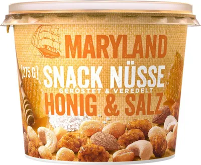 Produktbild von Maryland Snack Nüsse Honig & Salz 275g