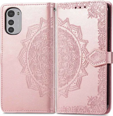 Produktbild von imoshion Mandala Klapphülle Motorola Moto E32 / E32s - Rosé gold