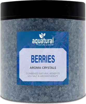 Produktbild von Aquatural Beeren Badesalz - 350 g - Badekristalle