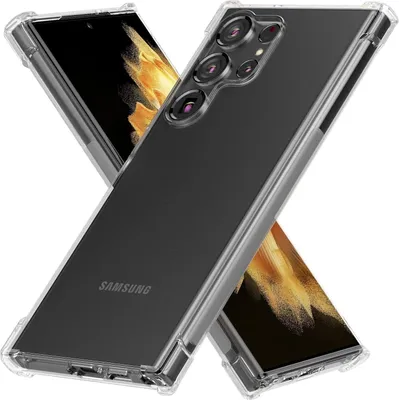 Produktbild von Galaxy S23 Ultra Hülle, LaimTop Transparent Weich TPU Fallschutz Schutzhülle für Samsung Galaxy S23 Ultra
