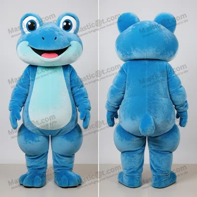Produktbild von Samtiger MASTICOT Tiefblauer Frosch-Maskottchen
